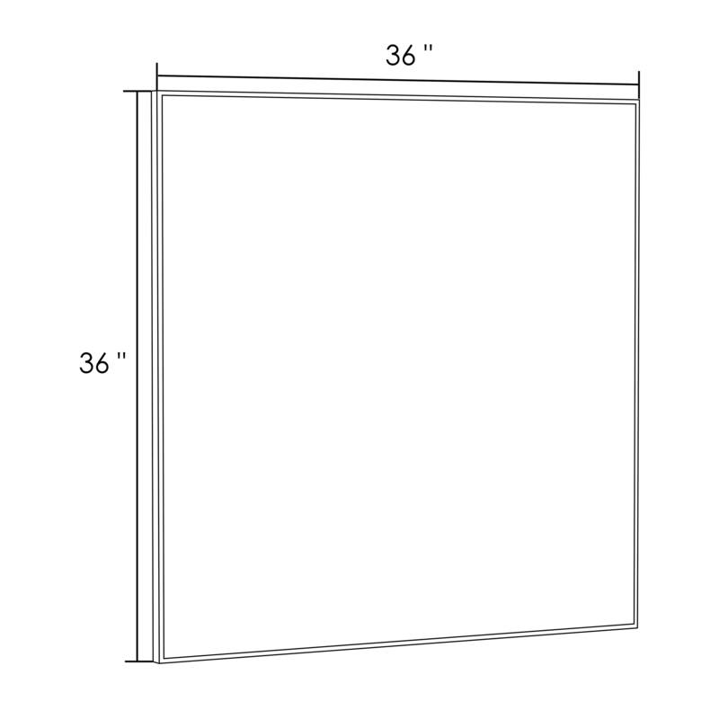 QuivaraView Wall Mounted Aluminum Frame Bathroom Vanity Mirror