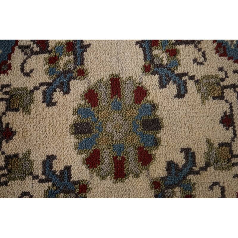 Blue Kazak Oriental Runner Rug Hand-Knotted Wool Carpet - 2'8"x 8'2"