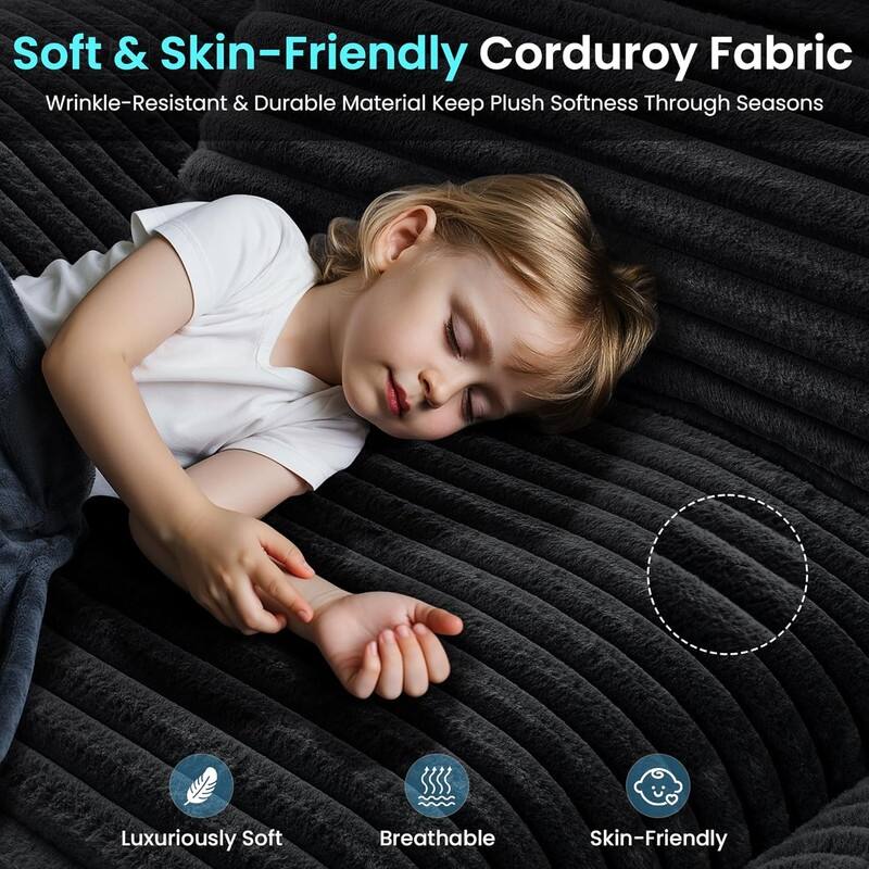 100" L-Shaped Cloud Sectional Couch With Double-Layer Thickened Deep Seat