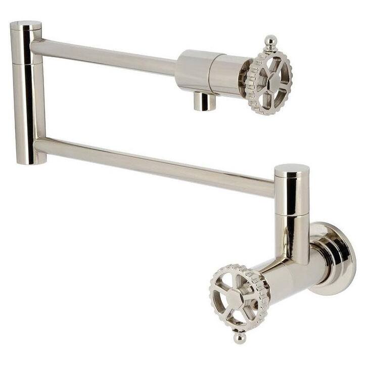 Kingston Brass KS410.CG Fuller 4 GPM Wall Mounted Single Hole Pot