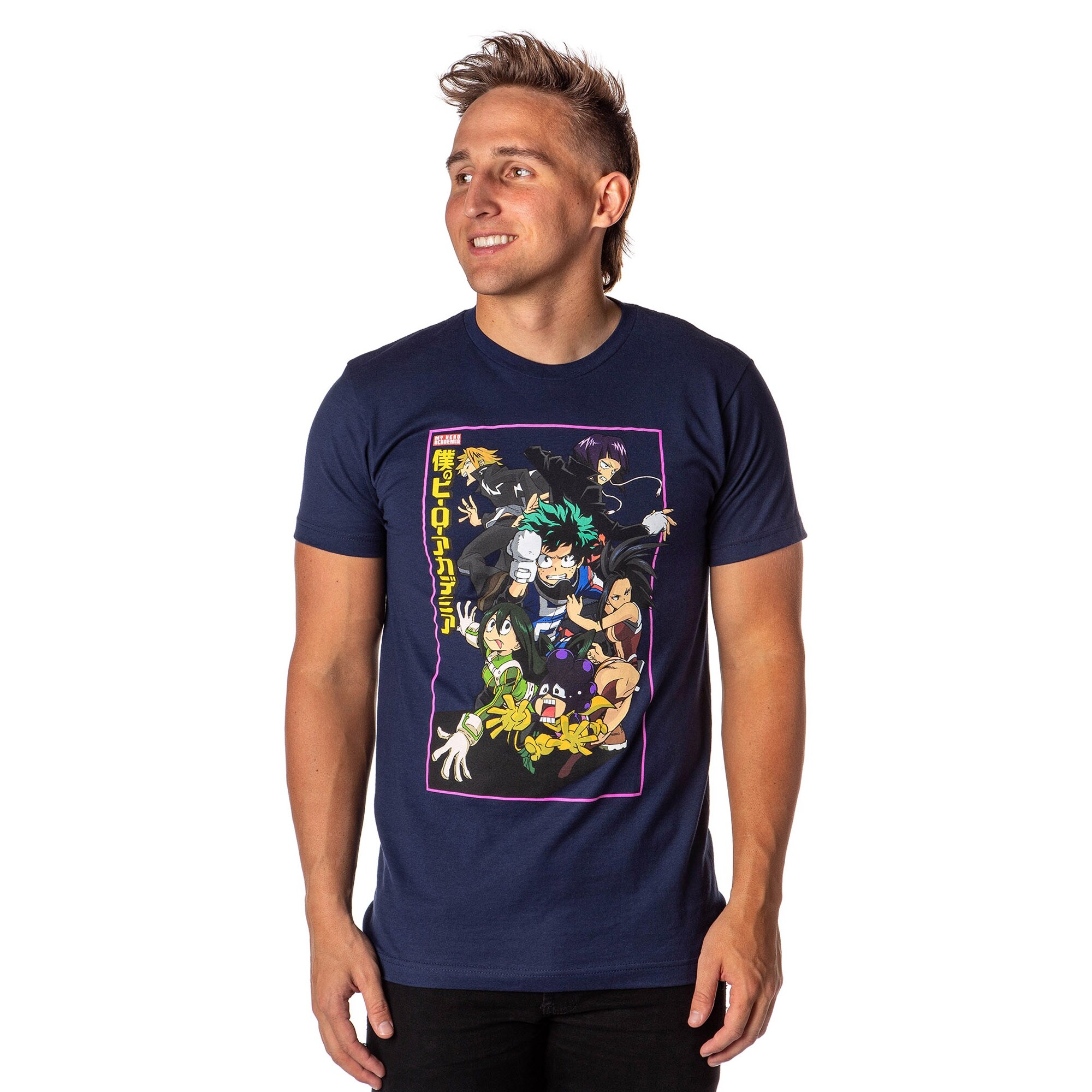My Hero Academia Shirt Men's Boku No Hero Poster T-Shirt