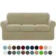 Subrtex Slipcover Stretch Sofa Cover with Separate Cushion Cover - Sand