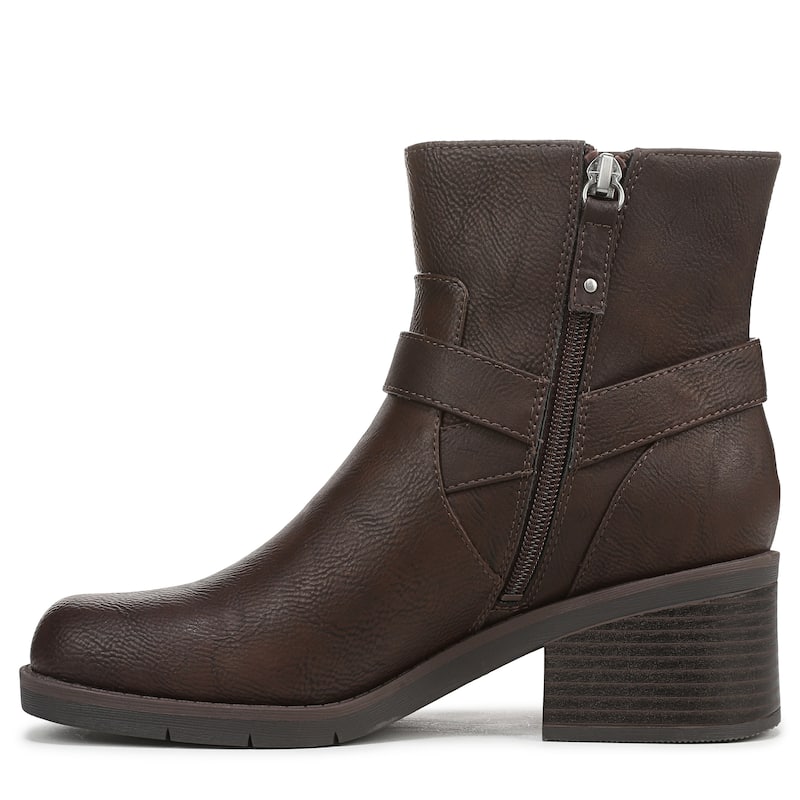 Dr. Scholl's Women's Janis Faux Leather Moto Bootie