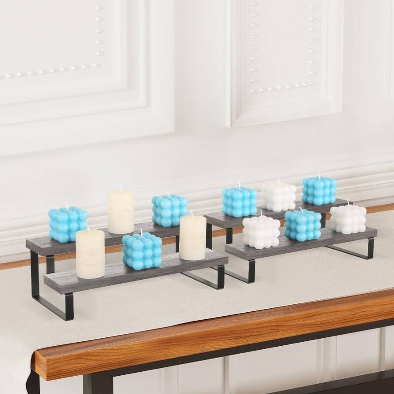 Wooden Display Riser Stand - 13.8 x 6x 4.5 inches