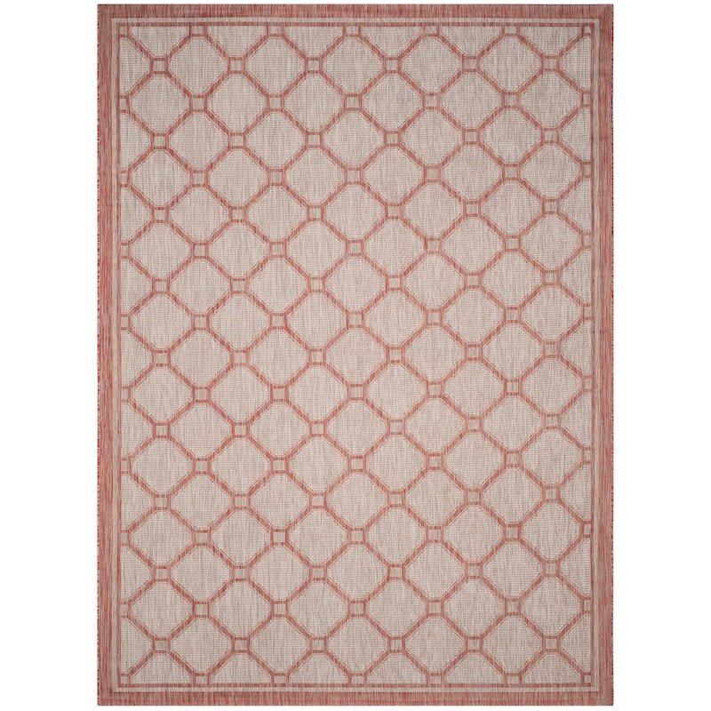 SAFAVIEH Courtyard Lydie Indoor/ Outdoor Waterproof Patio Backyard Rug - 8' x 11'