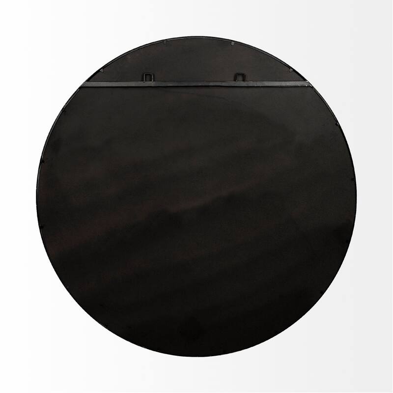 Piper Metal Frame Large Round Mirror