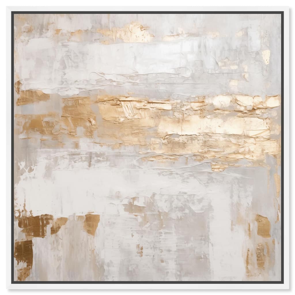 Melted Goldscape IV Canvas by Art Remedy