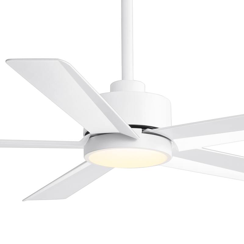 Breezary 65"/52"/42" 5-Blade LED Ceiling Fan with Light Kit and Remote