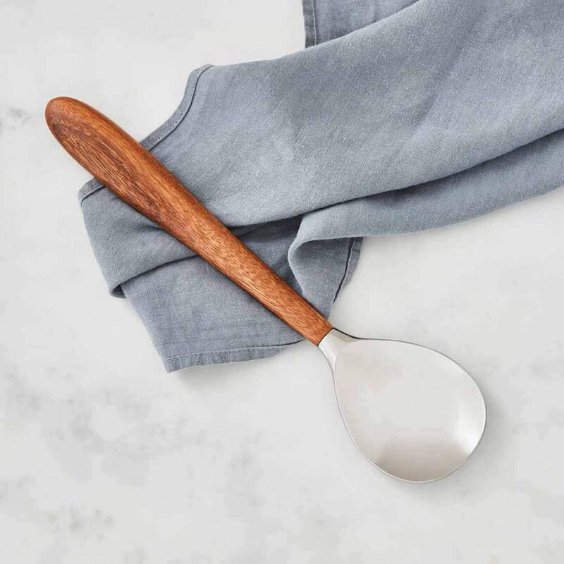 Nambe Curvo Serving Spoon - 13" H