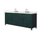 Option Green / Giotto Quartz Top / Matte Black Hardware