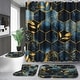 preview thumbnail 20 of 29, 4 Pcs Bathroom Shower Curtain Set,Bathroom Sets with Rugs Marble-01