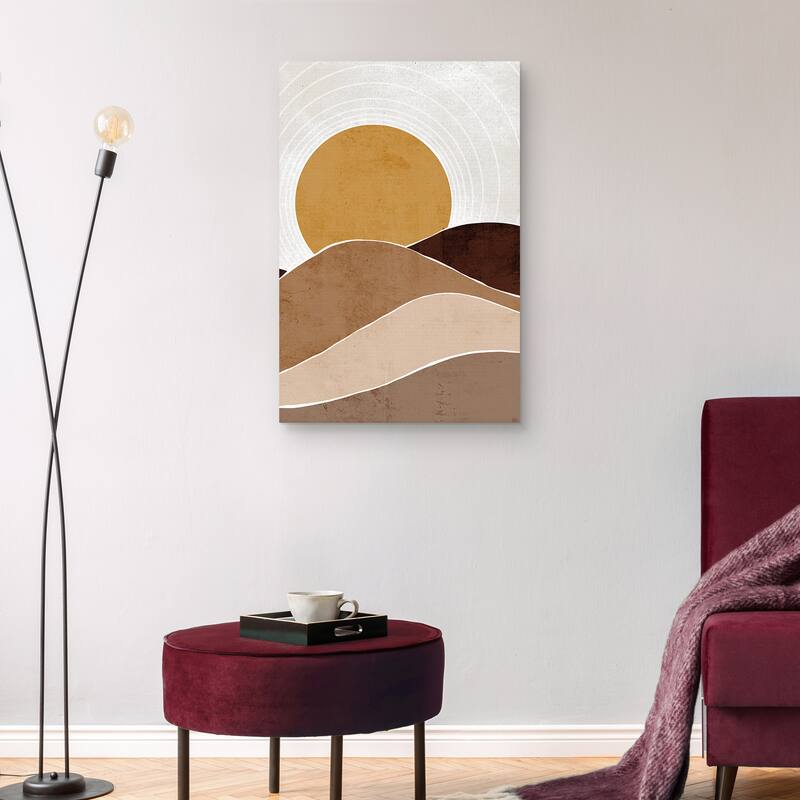 Sienna Horizons I by Belle Maison Canvas Art Print