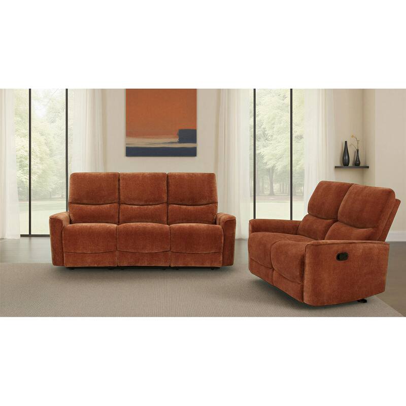 Navarro Upholstered Reclining Sofa Set