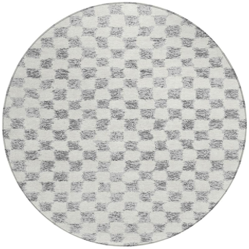 HomeRoots Geometric Transitional Rectangle Outdoor Rug