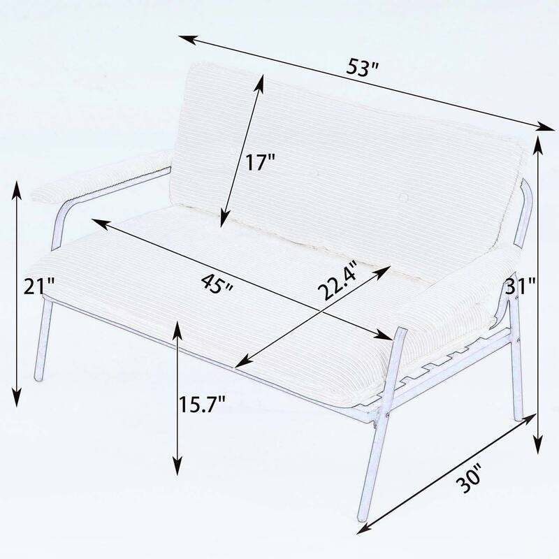 Modern Sofa for Small Apartments,Perfect for Movie Watching and Work