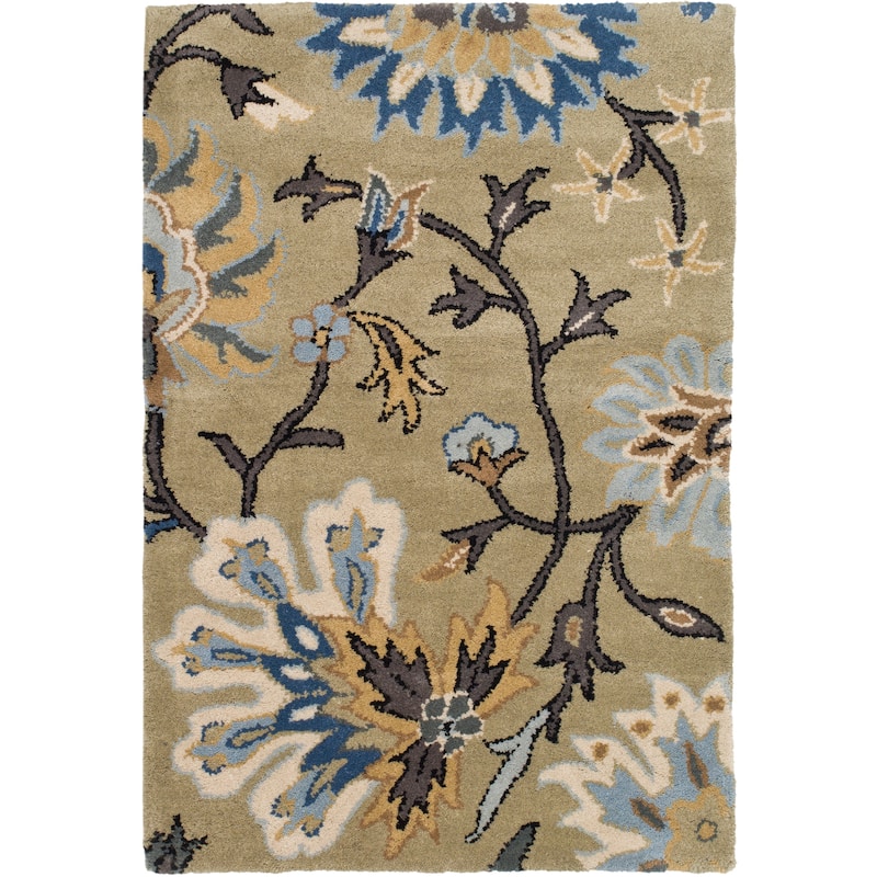 SAFAVIEH Handmade Jardin Dafne Country Floral Wool Rug