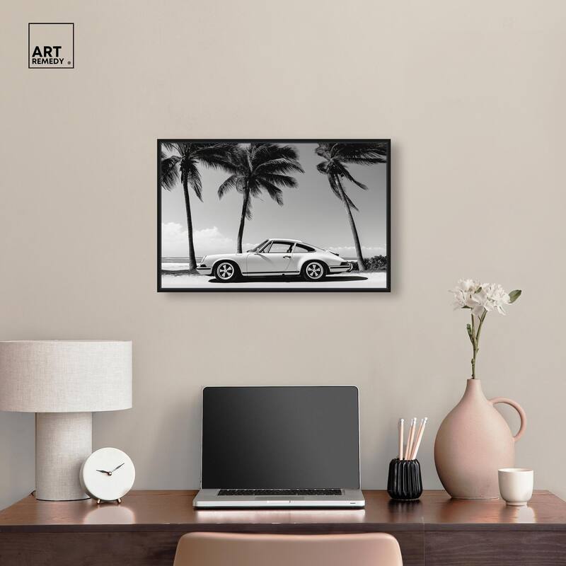Analog Vintage Car Canvas by Art Remedy