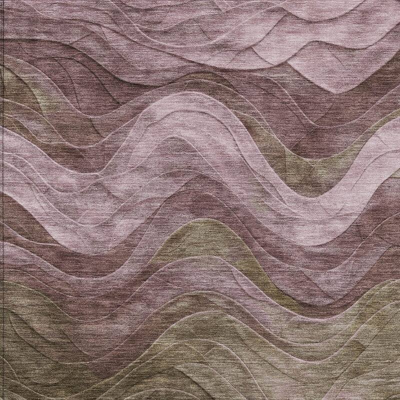 HomeRoots Abstract Transitional Rectangle Outdoor Rug