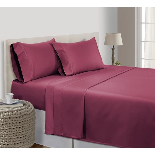 Luxury-USA Bedding All Item /& Size Plain 100/% Egyptian Cotton 1000 TC Pink