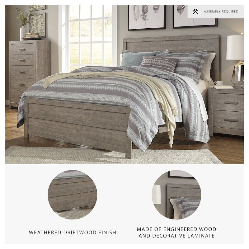 Signature Design by Ashley Culverbach Gray Panel Bed