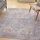 57 Grand by Nicole Curtis Vintage Medallion Machine Washable Area Rug - 6' x 9' - Blue/Multi