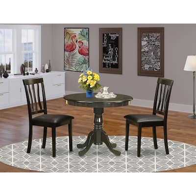 Kitchen Table Set with 2 Chairs - Dining Table and Chair Set for Small Spaces