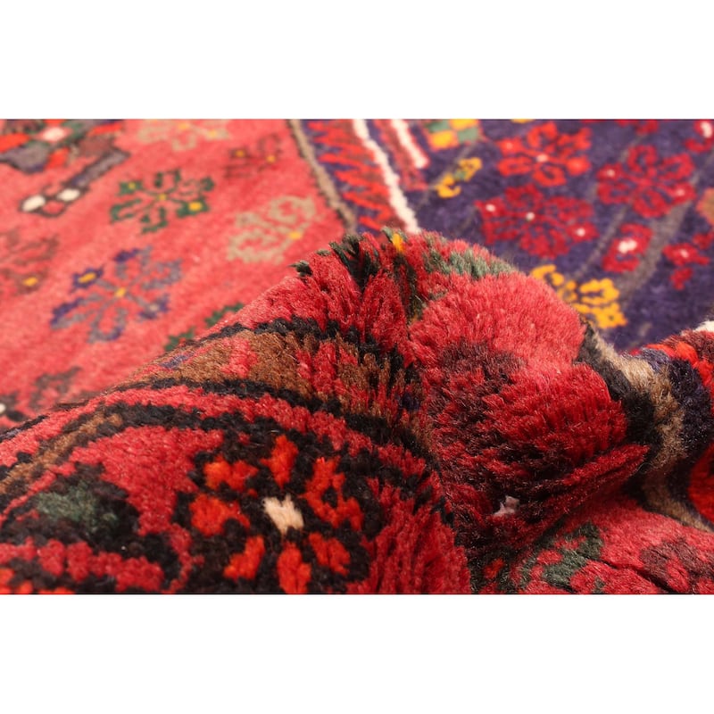 ECARPETGALLERY Hand-knotted Andelz Red Wool Rug - 3'11 x 6'6