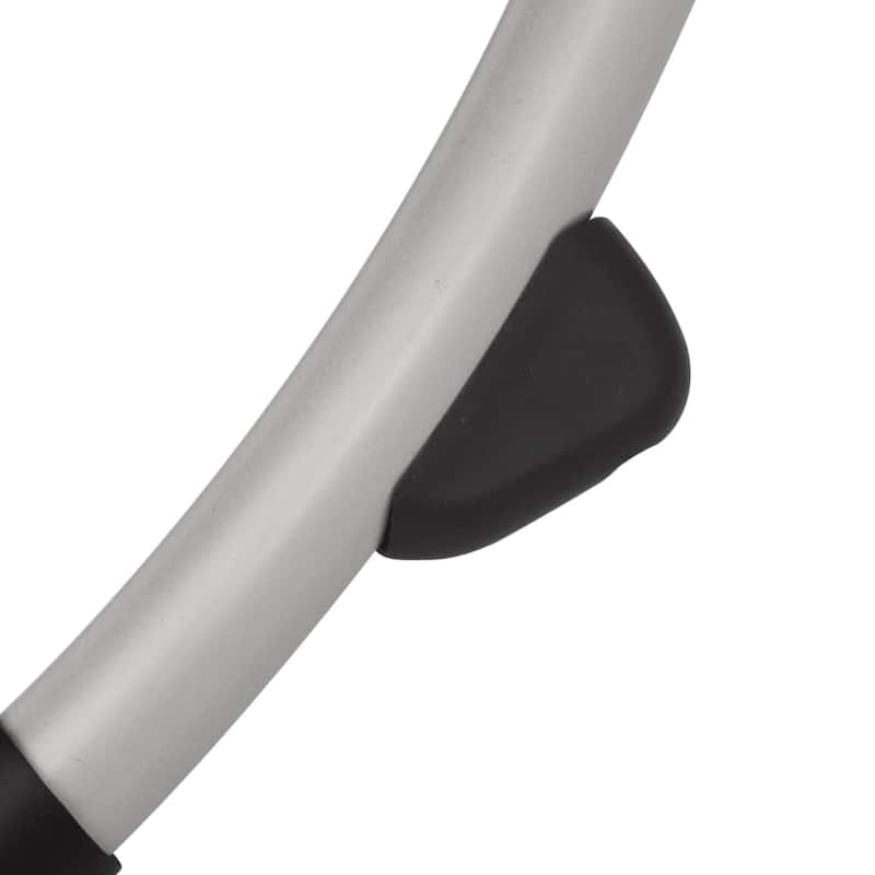 vidaXL Sun Lounger Black (frame) and cream (fabric) - 29.1 x 56.7 x 33.5