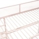 preview thumbnail 17 of 34, Full Size Metal Loft Bed with 4-Tier Shelves and Storage, Black