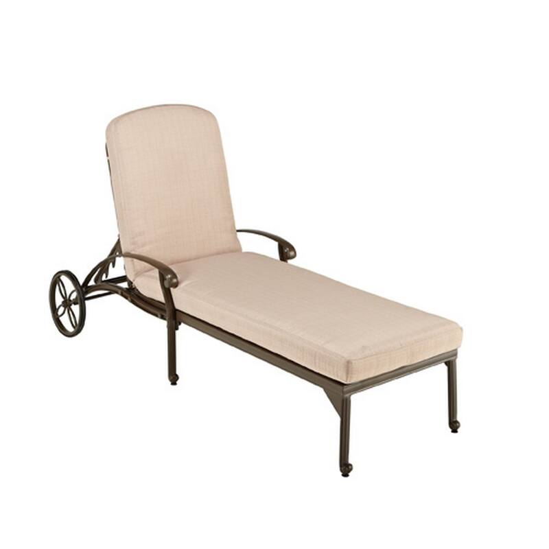 Capri Chaise Lounge by homestyles - Taupe