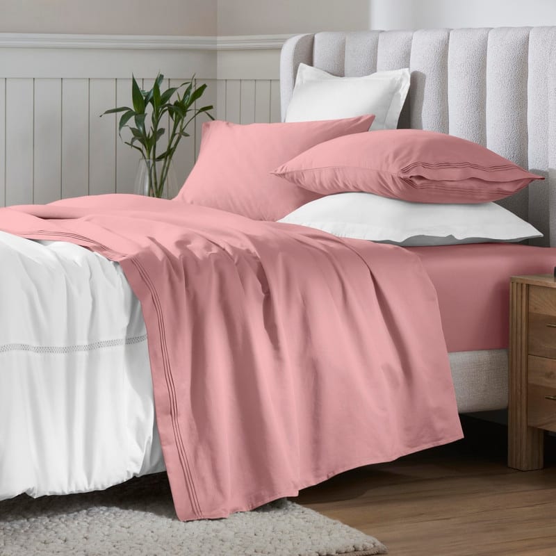 Superior Egyptian Cotton 650 Thread Count Deep Pocket Solid Sheet Set