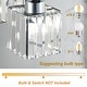 preview thumbnail 45 of 93, 2/3/4/5 Light Bathroom Vanity Light Wall Sconce with Crystal Shade