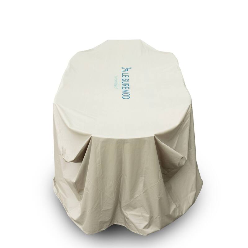 LeisureMod Chelsea Outdoor Rain Cover for 63" & 87" Patio Dining Set - Durable Furniture Cover