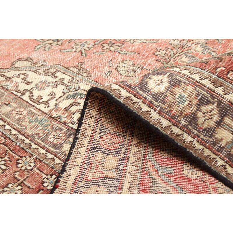 ECARPETGALLERY Hand-knotted Antalya Vintage Copper Wool Rug - 9'5 x 12'10