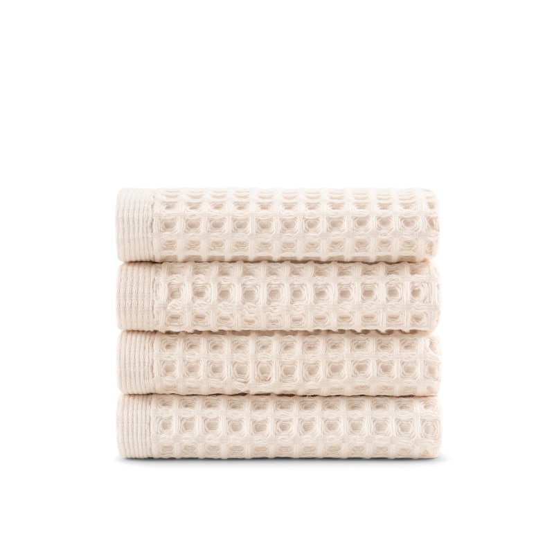 DKNY PURE Yarn Dyed Waffle 4-piece Washcloth Set
