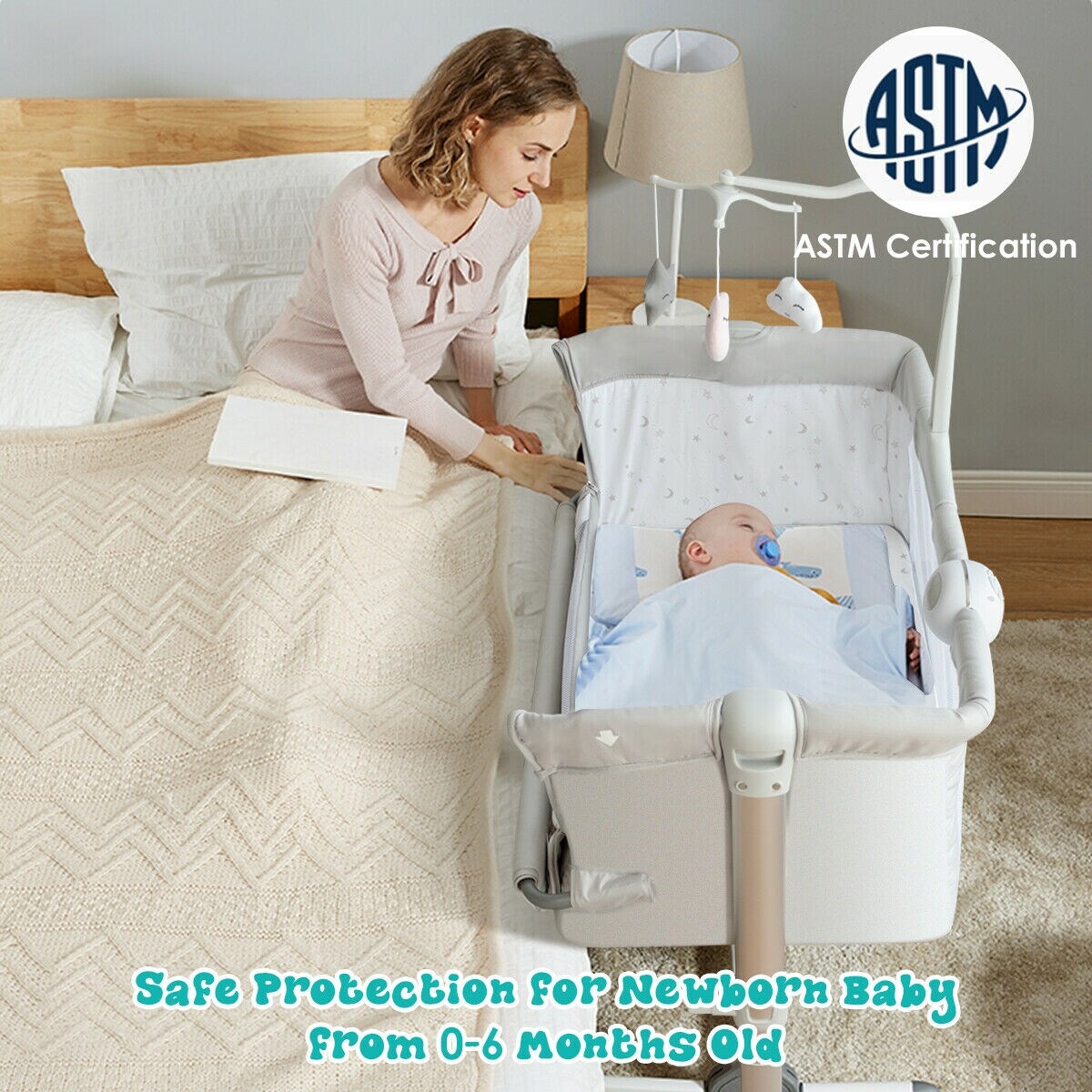 Bedside sleeper for 6 month old clearance