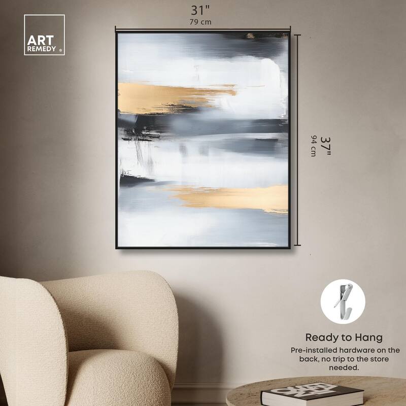 Visual Gold Vortex II Canvas by Art Remedy