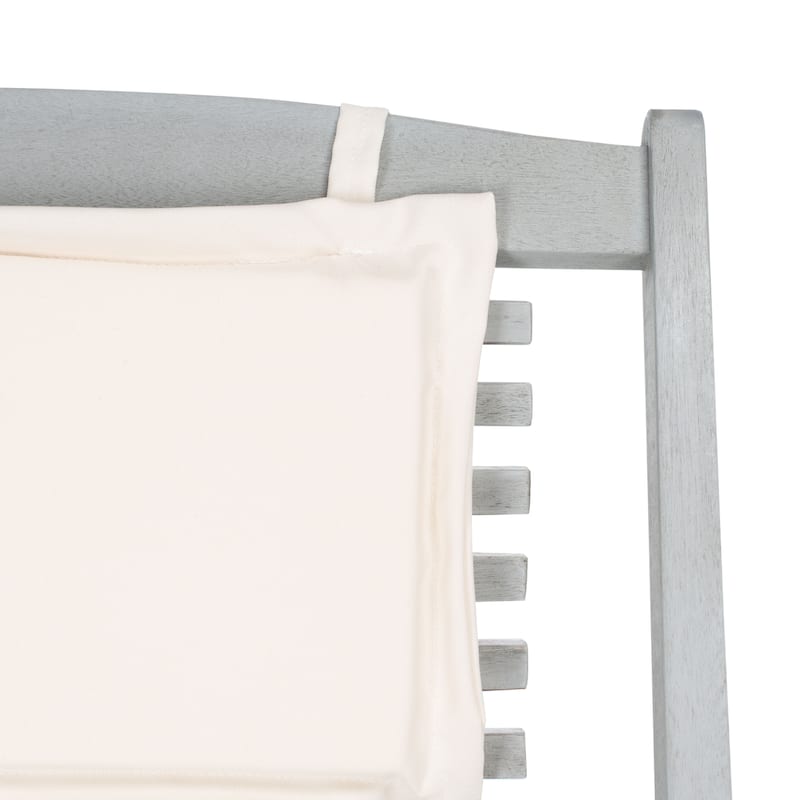 SAFAVIEH Outdoor Makena Relax Chair with Pillow (Set of 2) - 24W x 39D x 38H