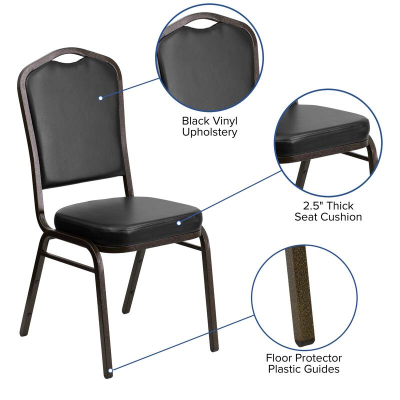 Crown Back Stacking Banquet Chair