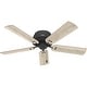 preview thumbnail 2 of 11, Hunter 52" Shady Grove Ceiling Fan with LED Light Kit/ Pull Chain, Standard or Flush Mount - Casual, Transitional