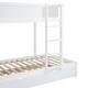 preview thumbnail 55 of 53, Twin-over-Twin Bunk Bed with Twin size Trundle, Storage and Desk,