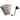 Replacement Permanent Coffee filter Cuisinart GTF-4 Gold Tone Filter for DCC-450 Coffee Maker with Large Coffee Scoop
