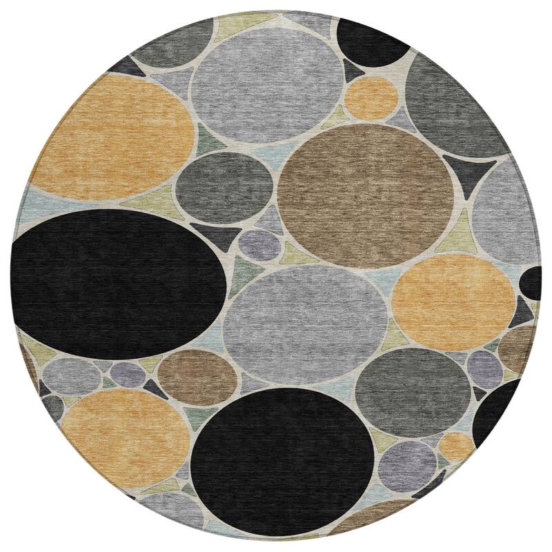 Machine Washable Indoor/ Outdoor Contemporary Rowan Chantille Rug