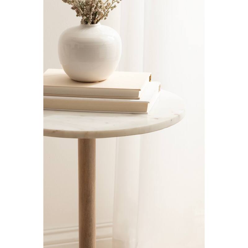 Kate and Laurel Tira Round Side Table