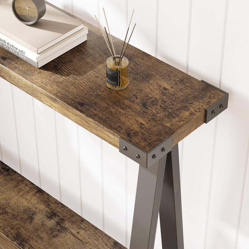 Entryway Table with 2-Tier Storage