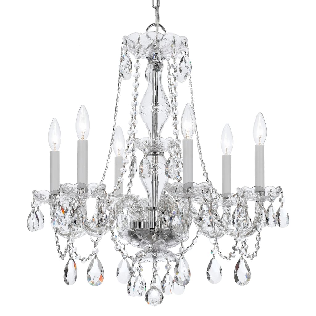Crystorama Lighting Group 5086-CL-I Traditional Crystal 6 Light 23"