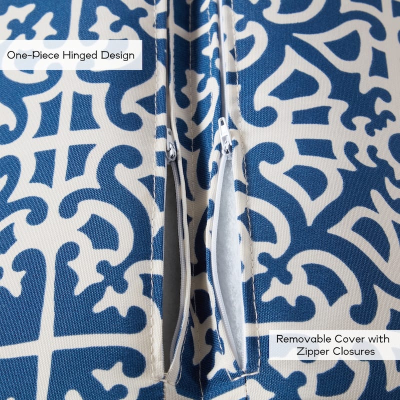 Greendale Home Fashions Outdoor High Back Chair Pad