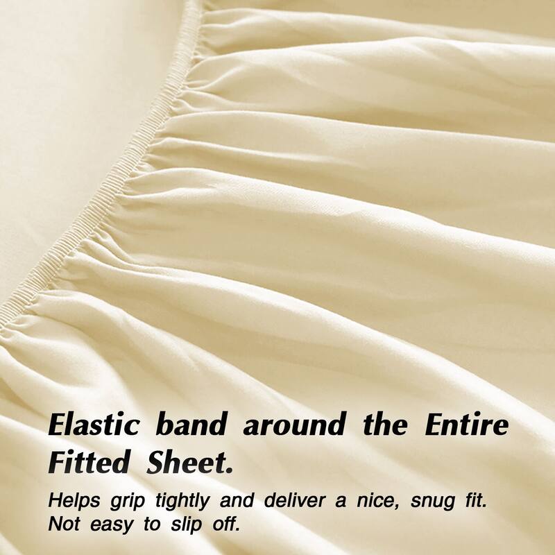 OrganicClub Ultra Soft Cotton Fitted Sheet