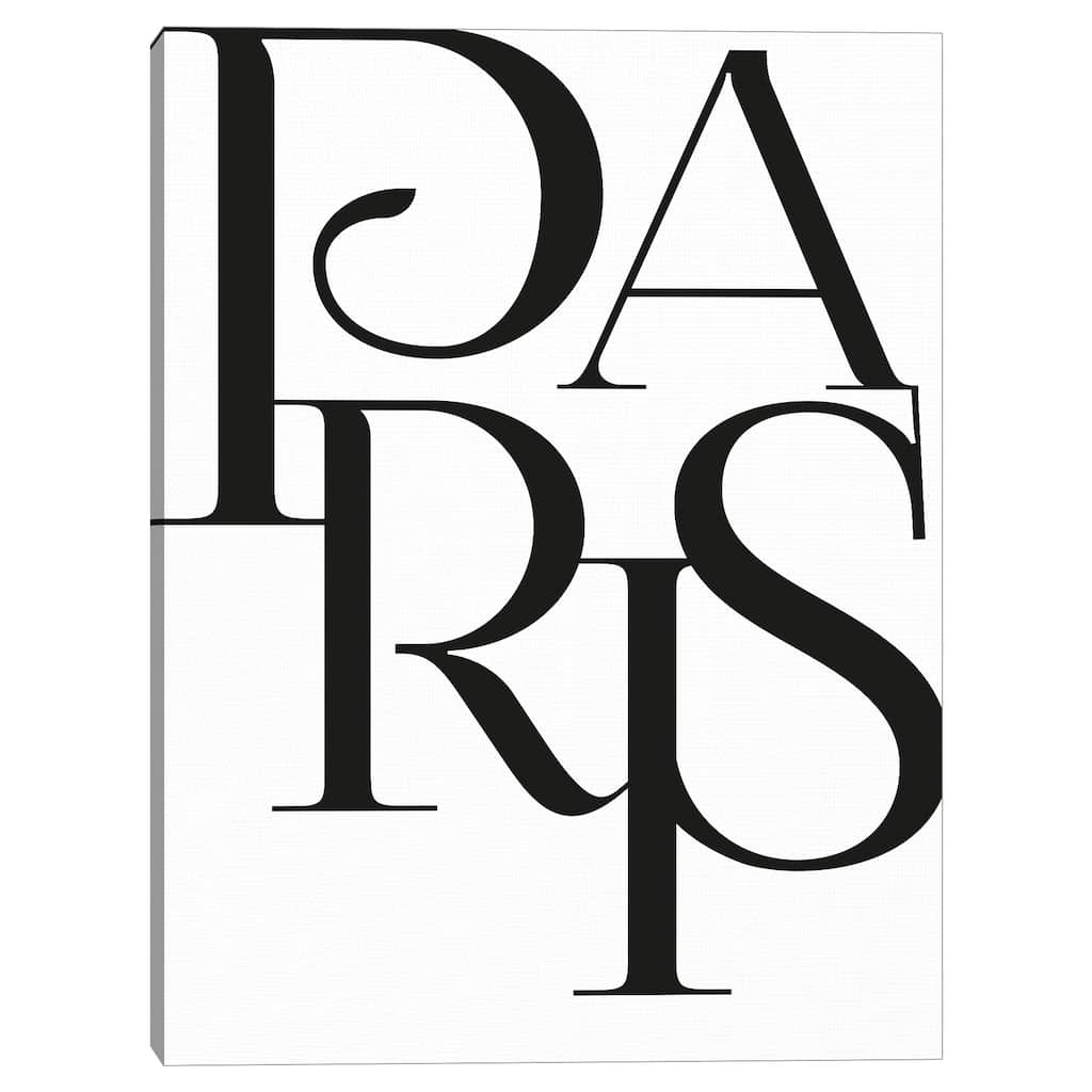 Paris by Joni Whyte Canvas Art Print