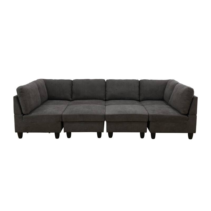 Convertible Modular Sofa Bed with Ergonomic Recline and Space-Saving Design